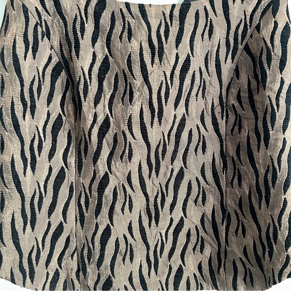 Bee Collection Y2K Lace Up Corset Vest Brown Black Animal Print Top - Picture 4 of 12